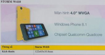 Q-Mobile Storm W410 and W408 with Windows Phone Now Official Too – Photos