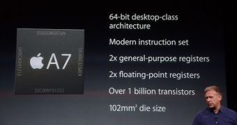 Apple A7 marketing
