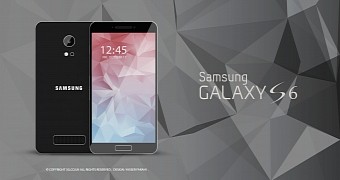 Mockup of the upcoming Samsung Galaxy S6