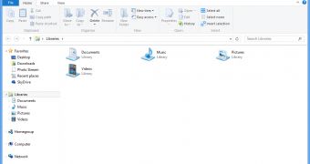 This is what the new File Explorer looks like
