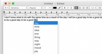 Quick Type in OS X Yosemite versus OS X Mavericks