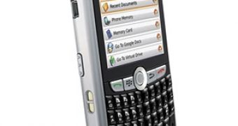 eOffice 4.5 on a BlackBerry 8800