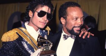 Michael Jackson and longtime producer and friend Quincy Jones
