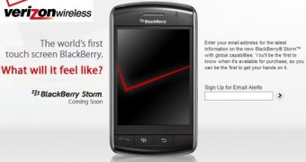 RIM's BlackBerry Storm 9500 / 9530 Details