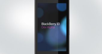 BlackBerry 10 Dev Alpha device