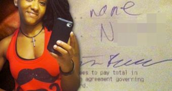 Toni Christina Jenkins works as waitress at Red Lobster, was left a racist slur on the receipt instead of a tip