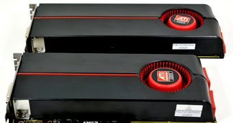 Radeon HD 5850 side by side with the Radeon HD 5870