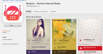 Radium on the App Store