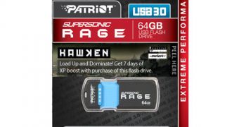 HAWKEN-bundled Patriot flash drive