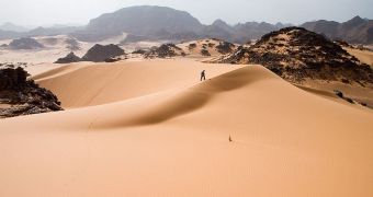 The Sahara desert experienced bouts of humidity thousands of years ago, which allowed Homo sapiens to leave Africa, and populate Europe