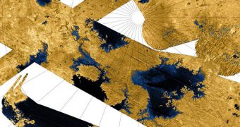 Titan has numerous liquid hydrocarbon lakes at its poles