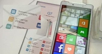 Ramos Q7 Windows Phone Phablet Comes with 7-Inch HD Display, 4000 mAh Battery