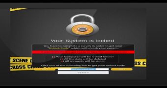 Ransomware forces victims to complete survey