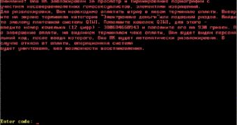 Ransomware demands payment in Ukrainian currency