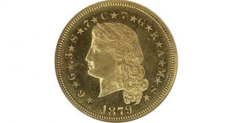 A $4 (€3) gold coin will be sold off at auction