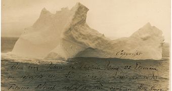 A photo of the iceberg that did away with the Titanic is up for auction