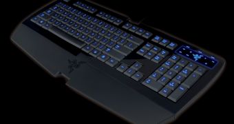 The Razer Lycosa gaming keyboard