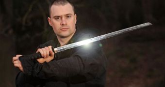 Martin Faulks is the ninja of Norwich, moonlights as superhero