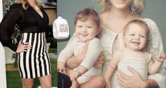 Rebecca Romijn and her twins are featured in the latest Got Milk? campaign