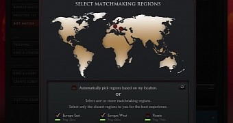 Valve's global servers