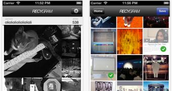 Recygram iPhone screenshots