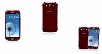 Samsung Galaxy S III Red