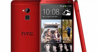 HTC One max in Red