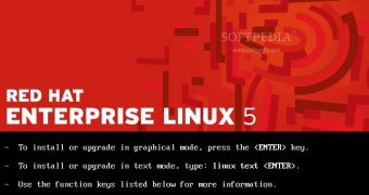 Red Hat Enterprise Linux 5 boot screen