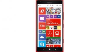 Nokia Lumia 1520 in red