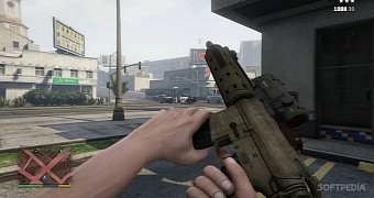 GTA 5 in first-person view on Xbox One