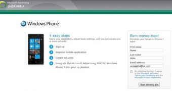 Windows Phone 7 apps can be registered with Microsoft Advertising