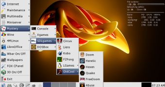 4MLinux Game Edition 7.1 Beta desktop