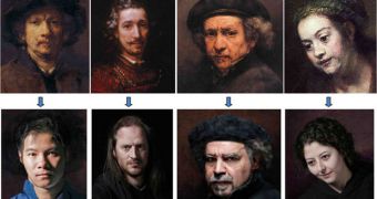 To figure out Rembrandt's painting secret, scientists used computer rendering to match photos of current models (and a scientist) with four of Rembrandt's portraits
