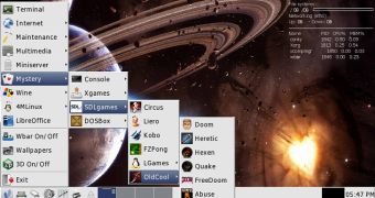 4MLinux Game Edition 7.2 desktop