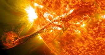 The Sun often spews out hot gas and magnetized material