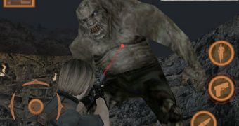 Resident Evil 4 for iPhone (gameplay screenshot)