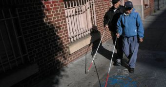 Blind people could soon benefit from technologies that will aid them view at least large objects, or cars on the street