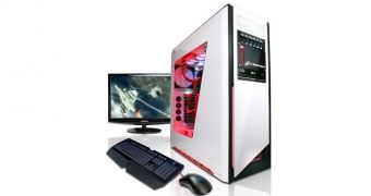 A CyberPowerPC gaming system