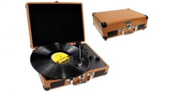 Retro Belt-Drive USB Turntable, a Retro-Style Suitcase for the Erudite