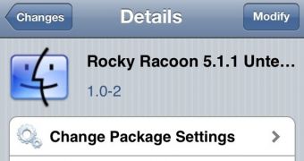 Rocky Racoon on Cydia