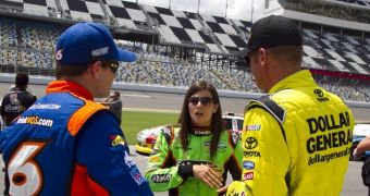 Ricky Stenhouse Jr. and Danica Patrick state that they are just friends