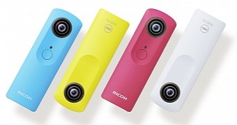 Ricoh Theta m15 arrives in four colors