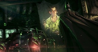 Batman goes up against the Riddler in Arkham Knight