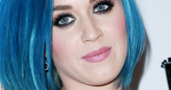 Katy Perry rocked blue hair on her first outing since divorce announcement