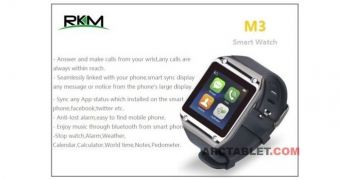Rikomagic M3 smartwatch in the works