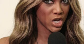 Model Tyra Banks is the judge on America’s Next Top Model