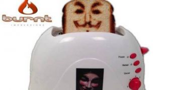 Toaster uses selfie to replicate people's face on toast