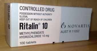 Photo showing a box of Ritalin