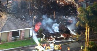 An explosion destroys a home, damages two others in Riverside County