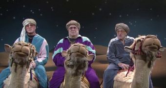 Sylvester Stallone, John Goodman and Robert De Niro are Three Wise Guys in SNL skit
